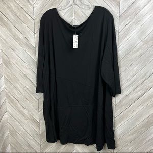 NWT Lane Bryant Black Tunic 26/28